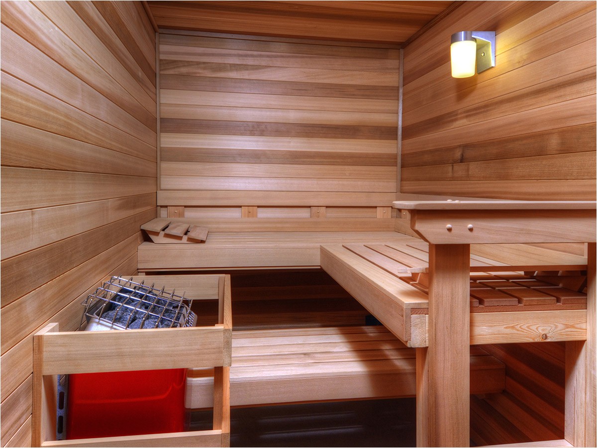 custom saunas new homes