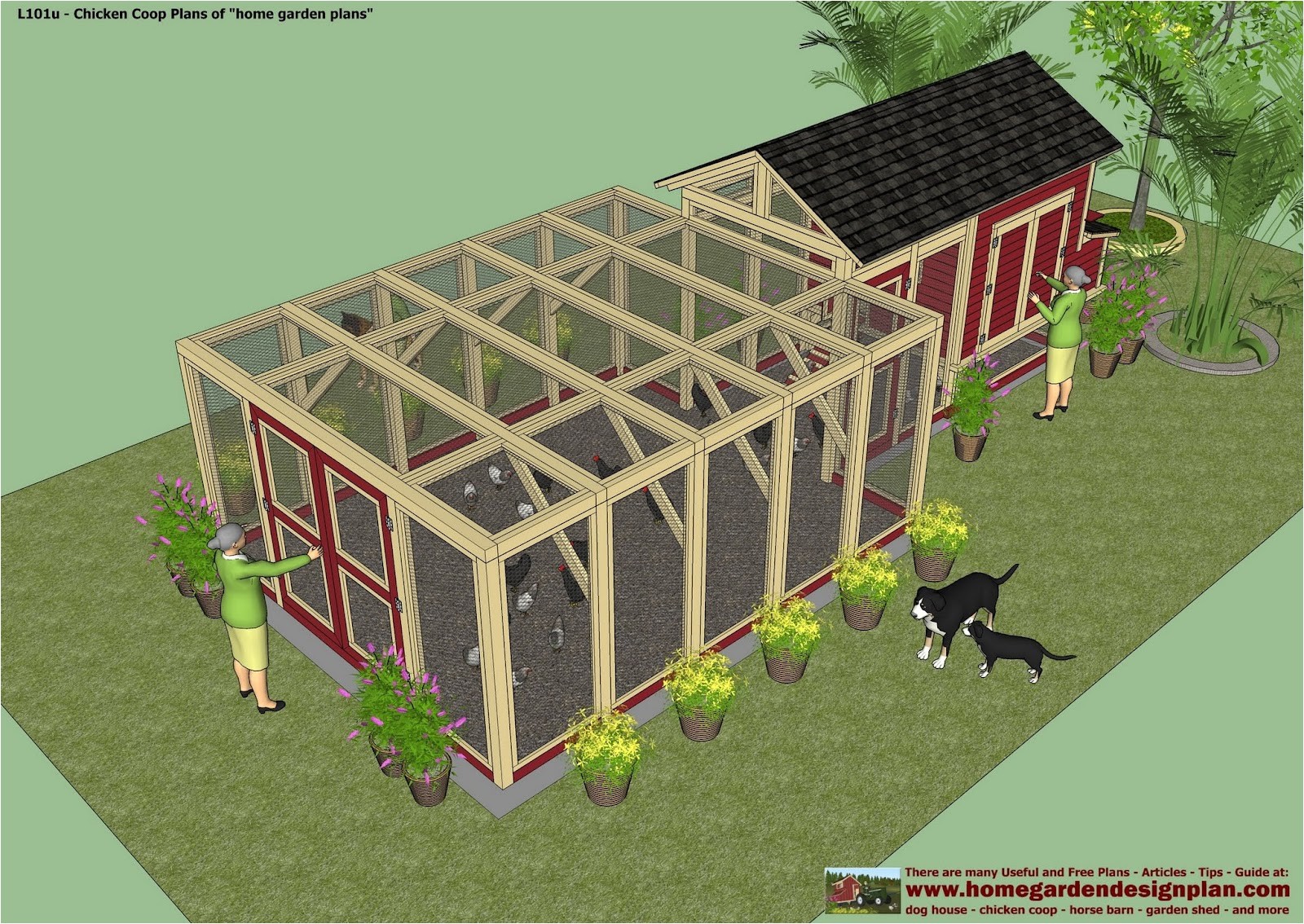 l101u free chicken coop plans how to