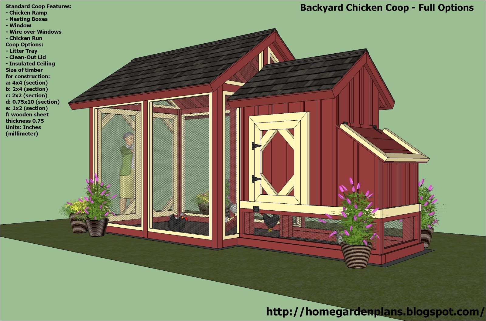 backyard chicken coop plans s101