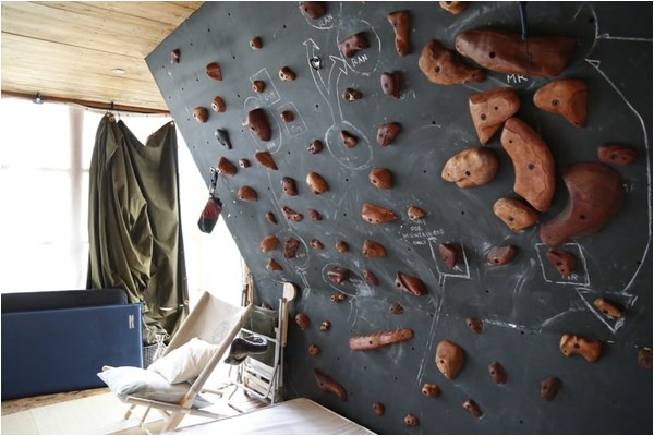 indoor rock climbing wall ideas
