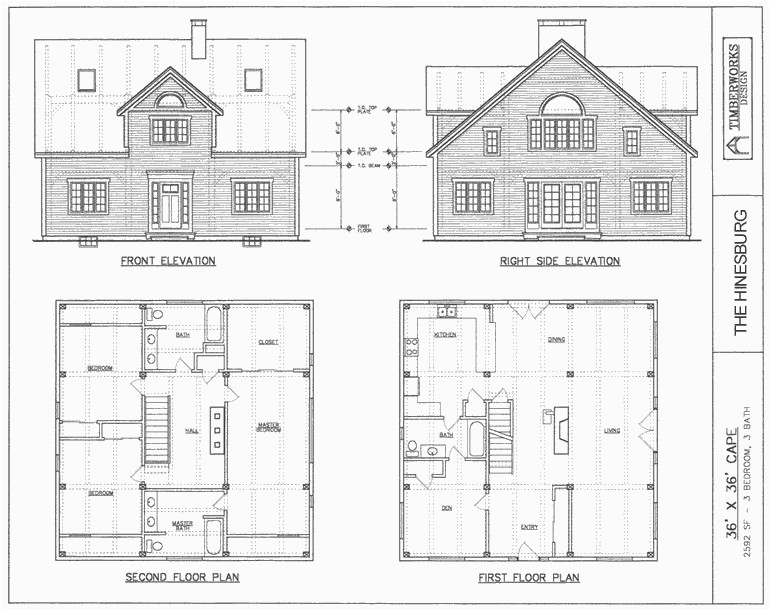 post beam house plans timber frame drawing packages