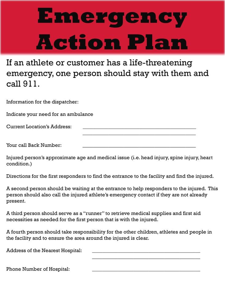 Home Emergency Plan Template Emergency Action Plan Template Tristarhomecareinc