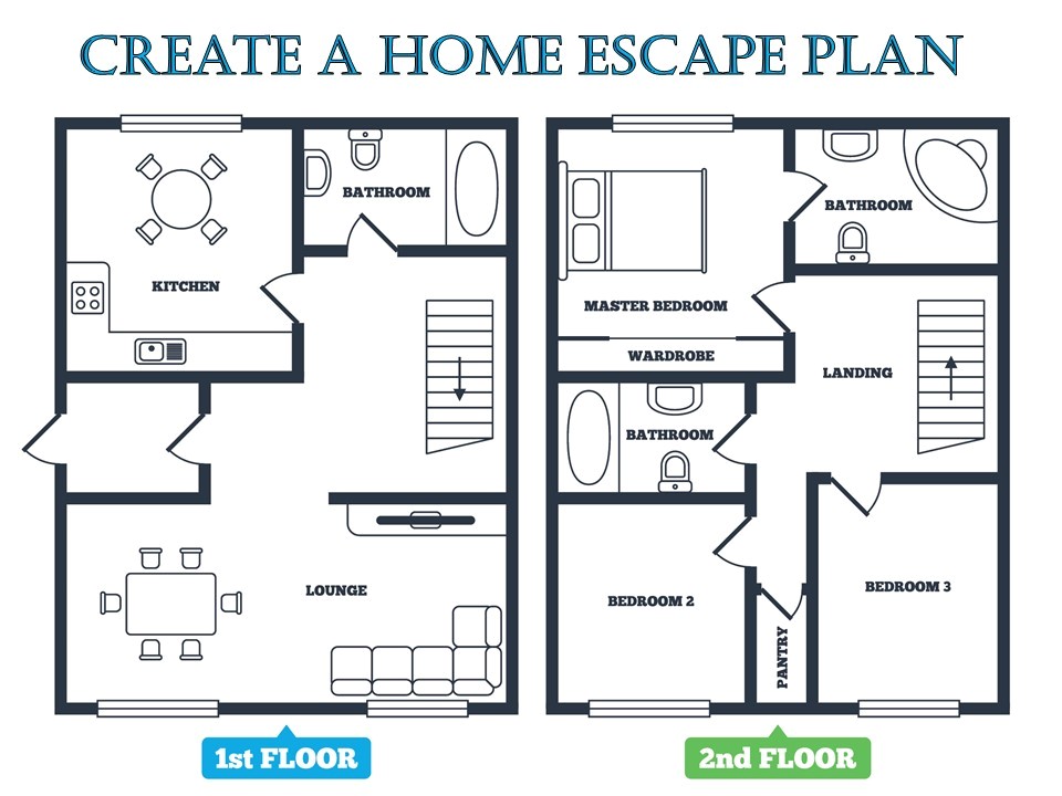 house fire plan