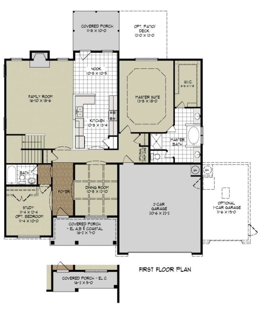 awesome new home floor plan