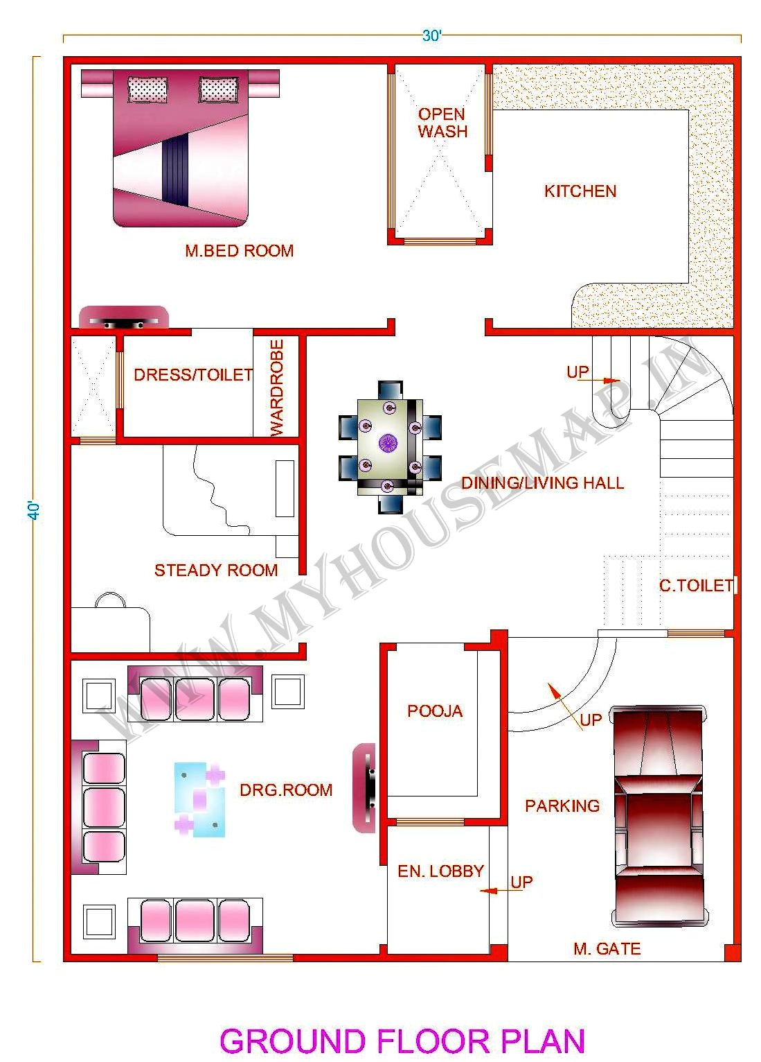 indian house map design sample
