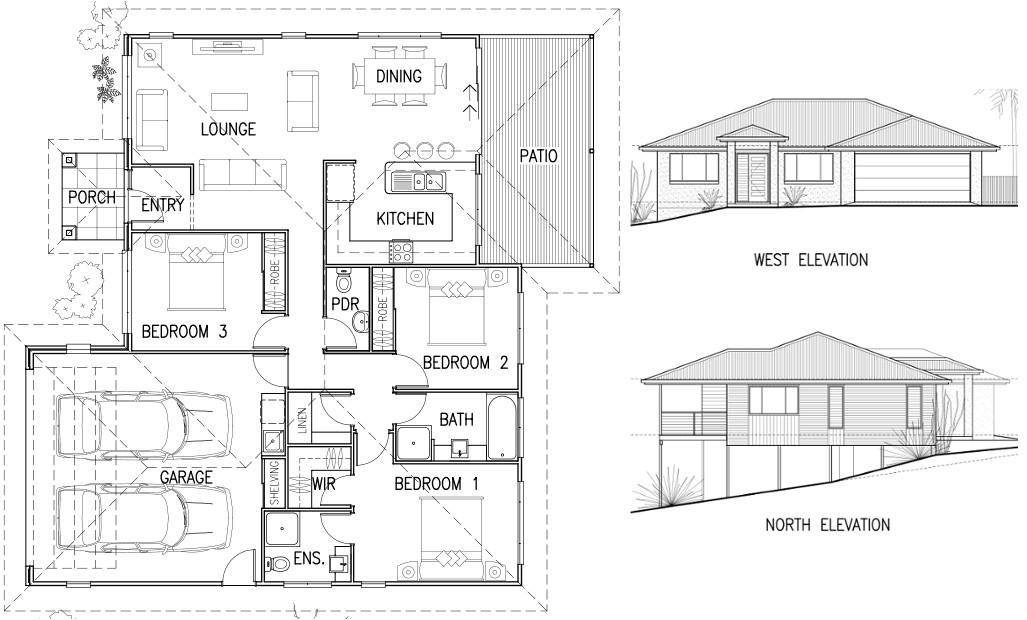 house plan elevation