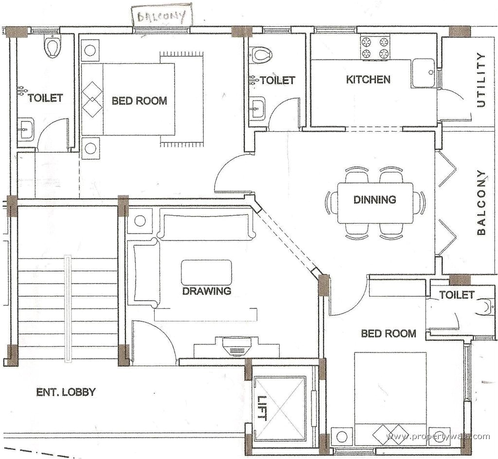 home plan floor plan map