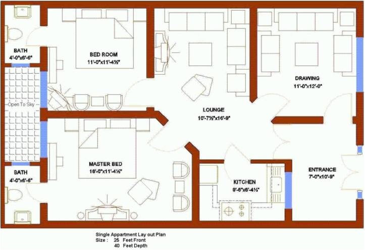 Home Planning Map Map together Marla House Design Moreover Architecture