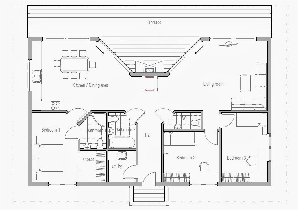 small australian house plan ch61