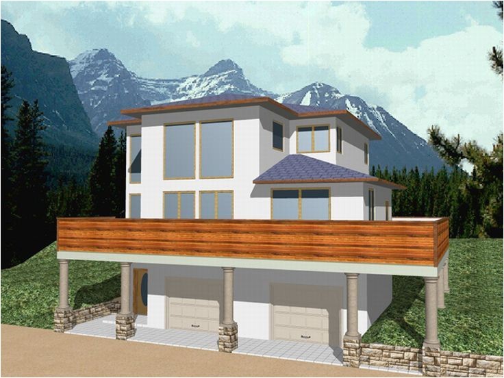 house plans for sloping lots