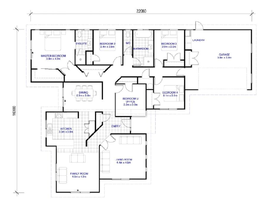 225plan amazing 5 bedroom house plans nz 3 429577