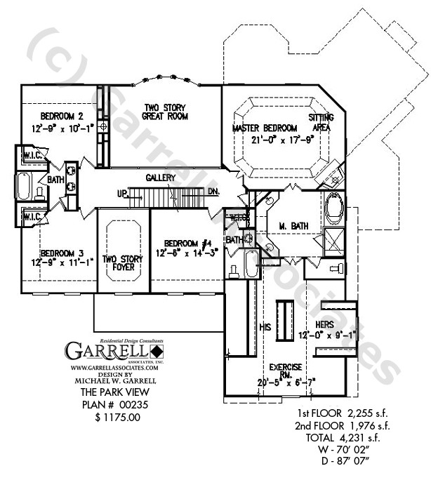 rear view home plans
