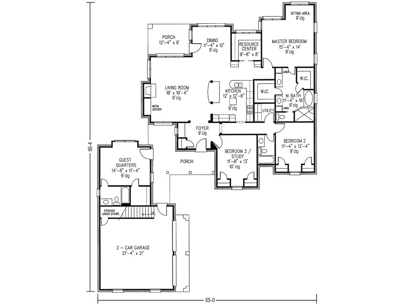 house plans with detached guest house