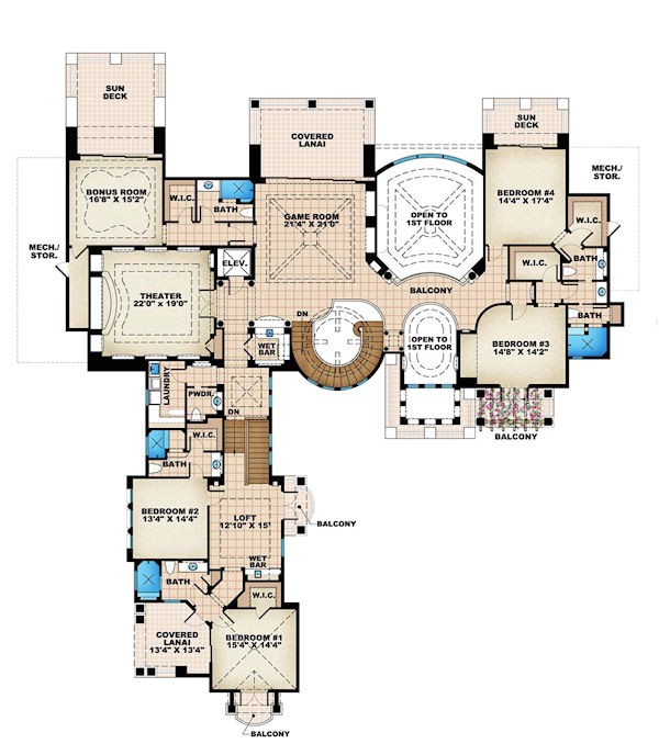 luxury house plans with photos of interior