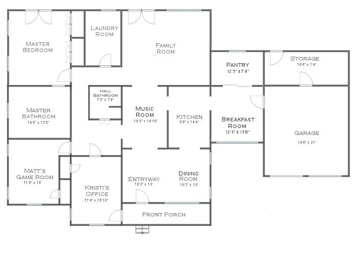 house plans no dining room