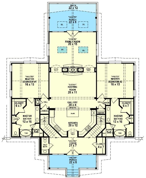 dual master suites house plans