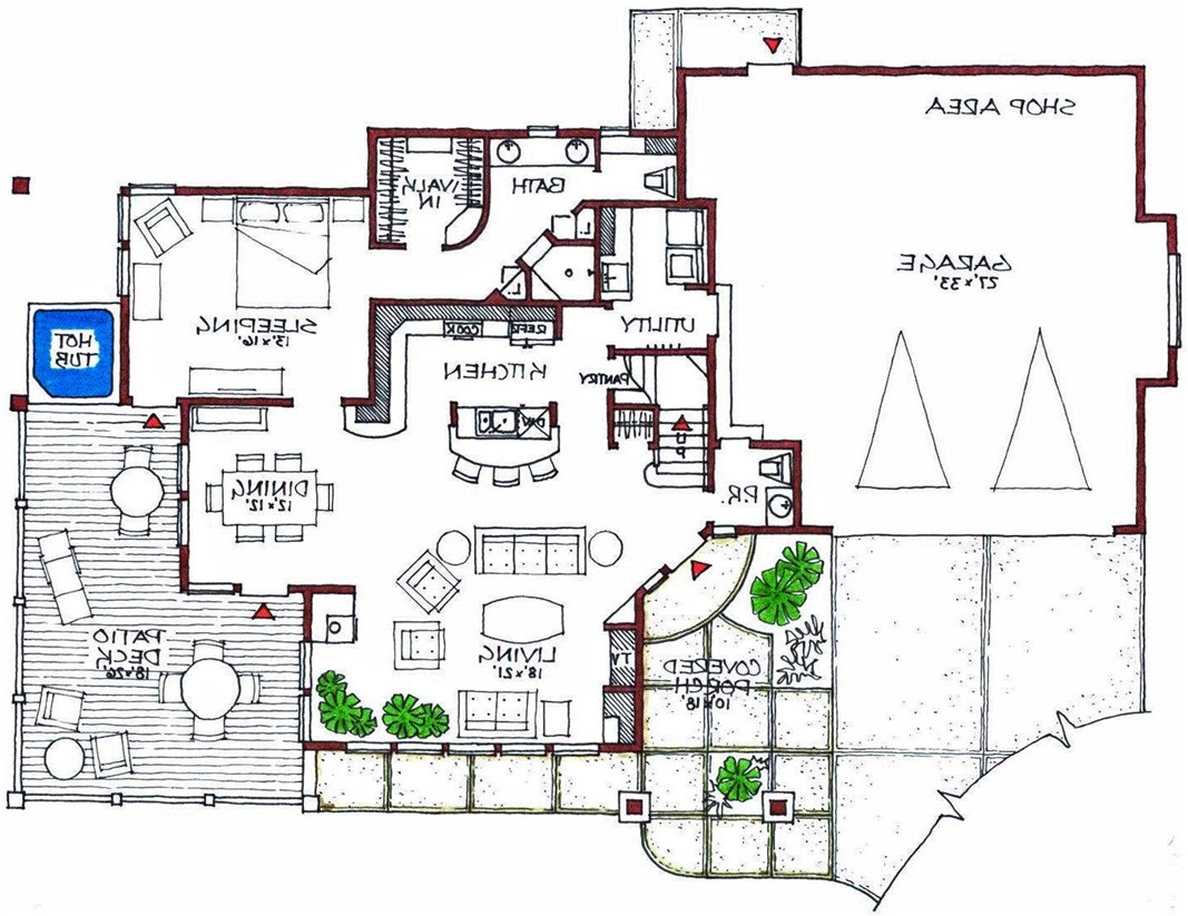 ultra modern house floor plans