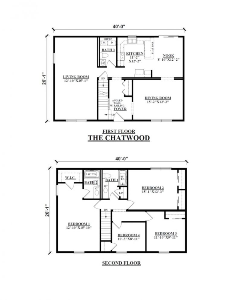 Homes Of Merit Floor Plans Modular Home Floor Plans 2 Storyon Champion ...