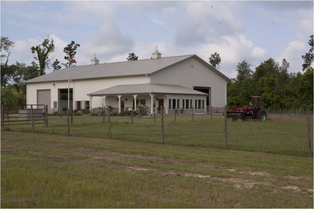 66 x 100 huge metal home with attached barn