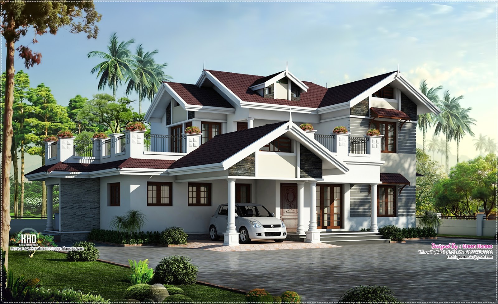 2750 sq ft villa design