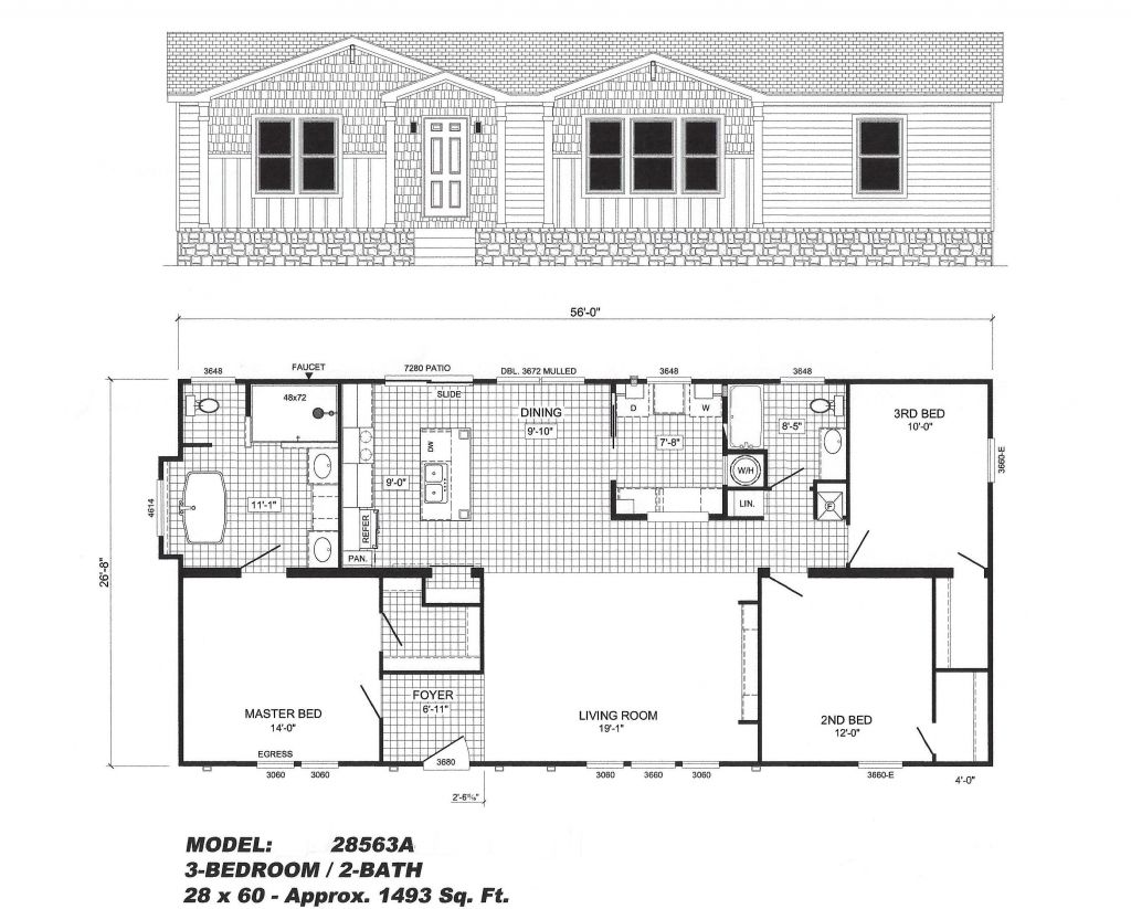 House Plans for Modular Homes Patriot Mobile Home Floor Plans ...