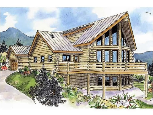 house plans for mountain views