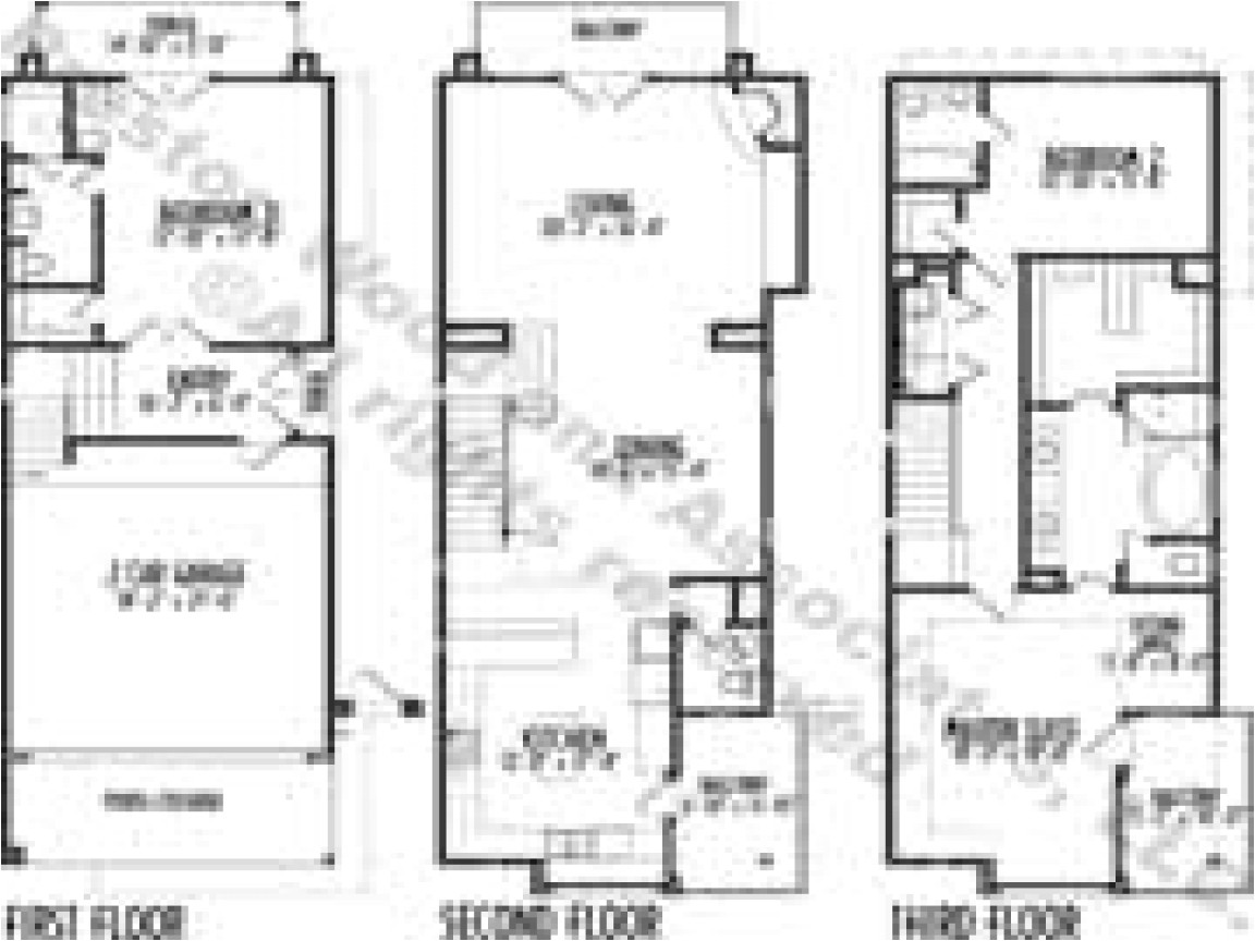 house plans for narrow city lots