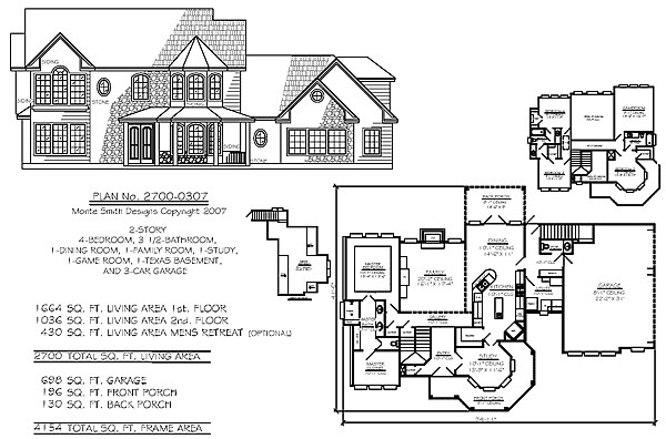 2 story house plans with basement