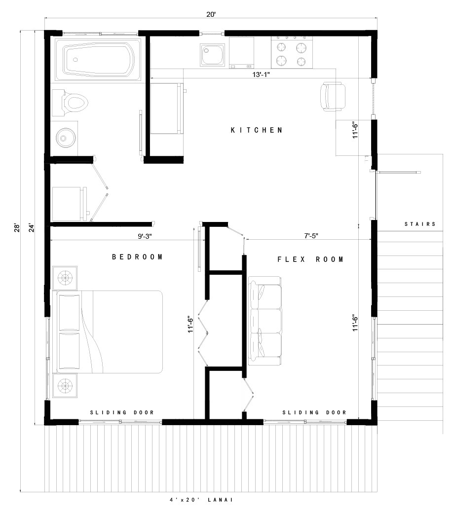 accessory dwelling unit floor plans