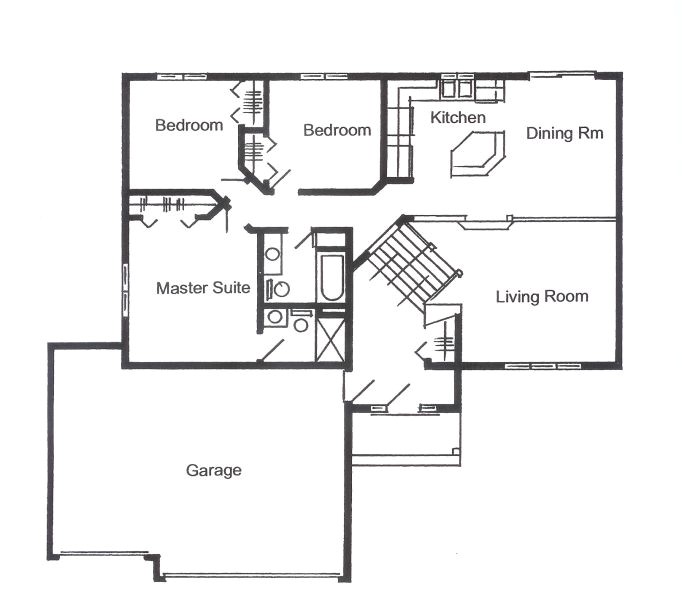 split foyer floor plans