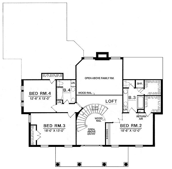 traditional house plan 7459rd