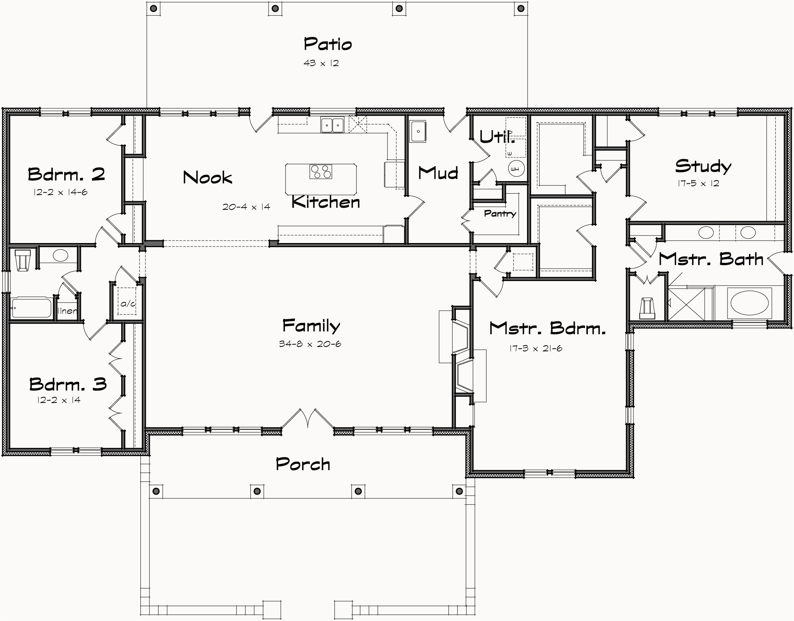 House Plan With Mud Room