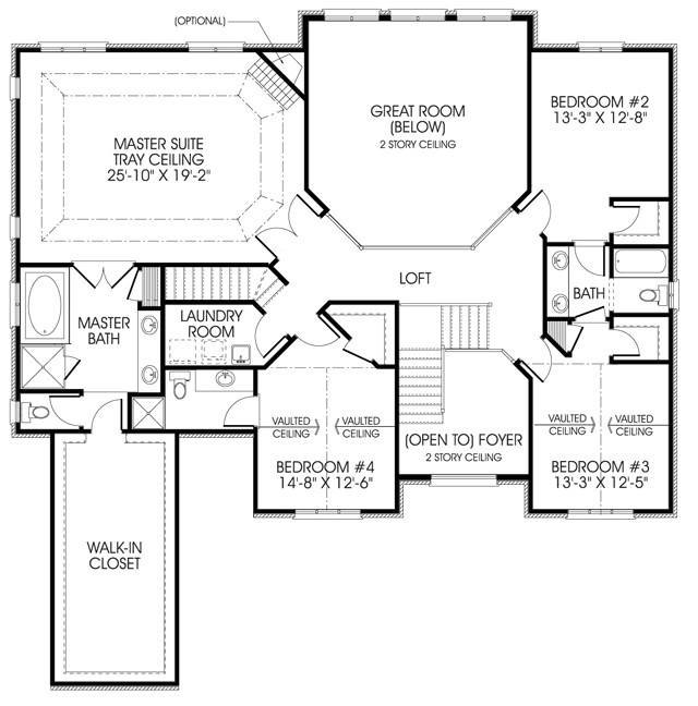 house plans with laundry room near master