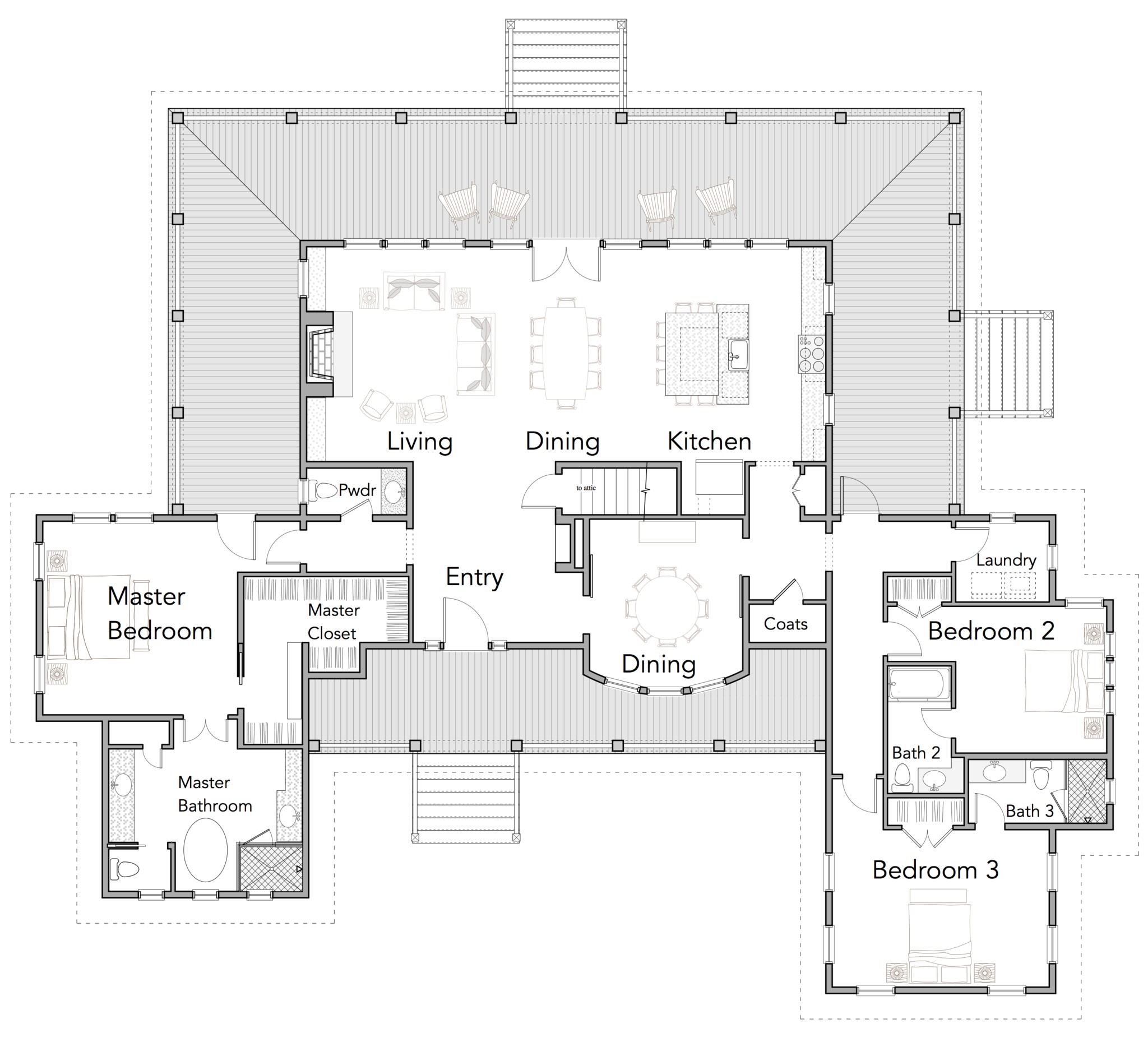 home plans with separate guest house