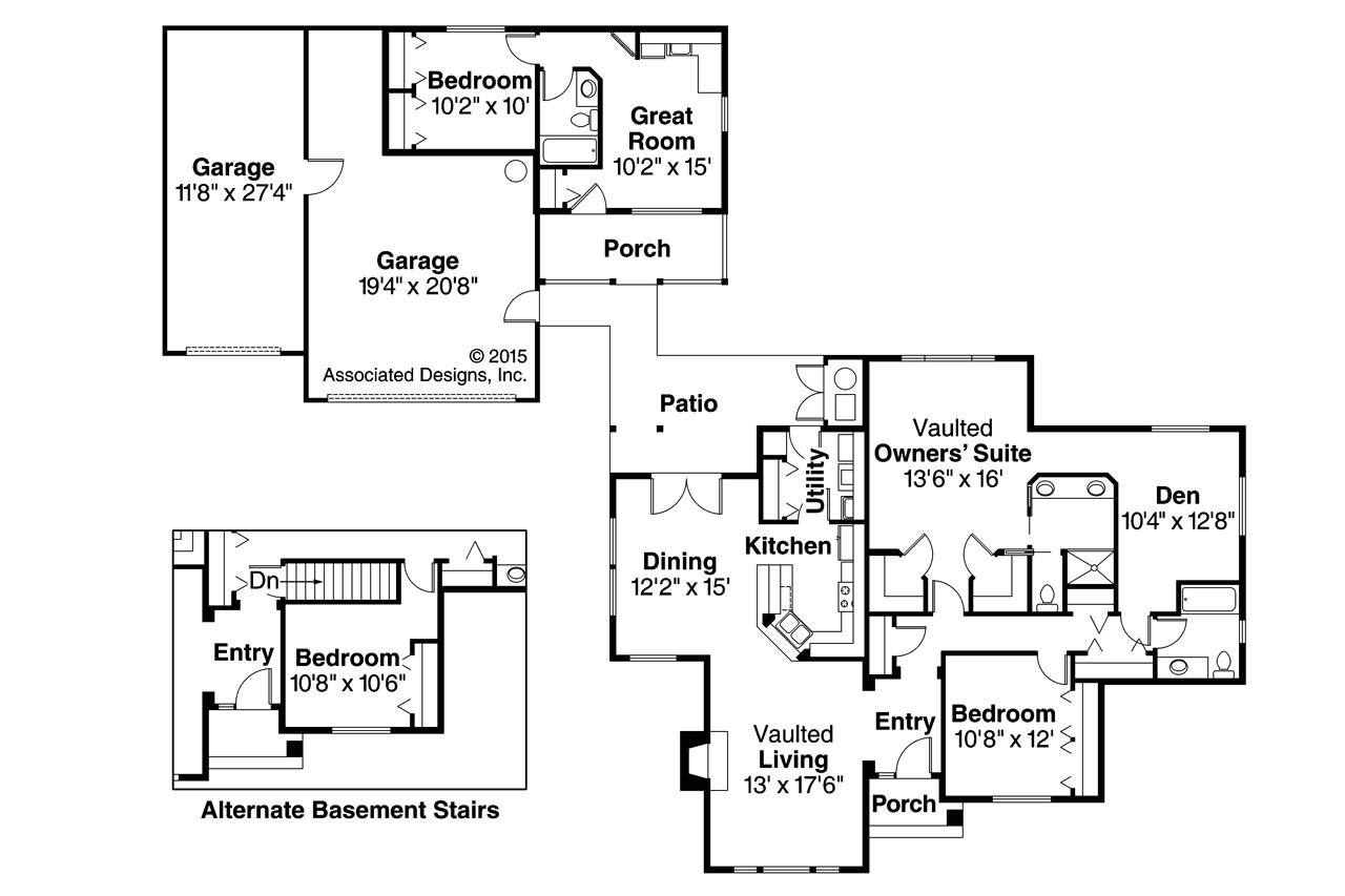 floor plans with separate inlaw quarters