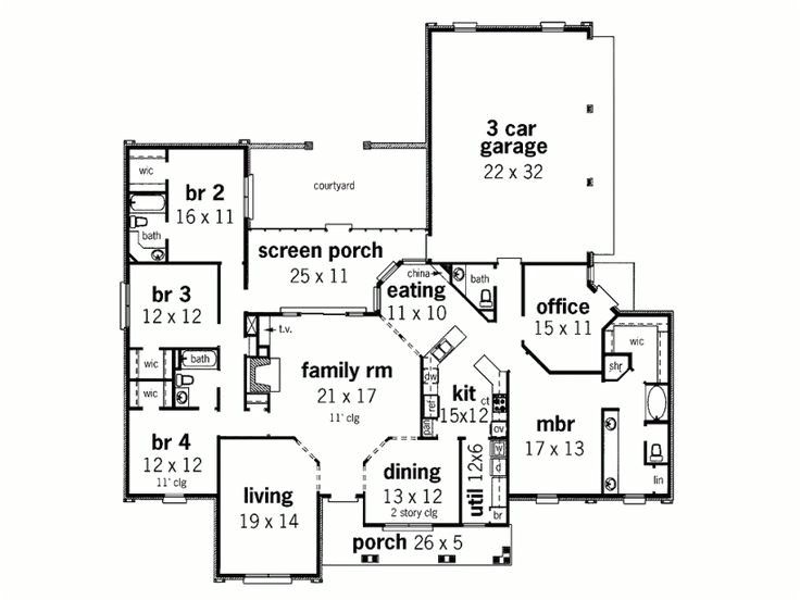 House Plans With Separate Office Entrance Plougonver