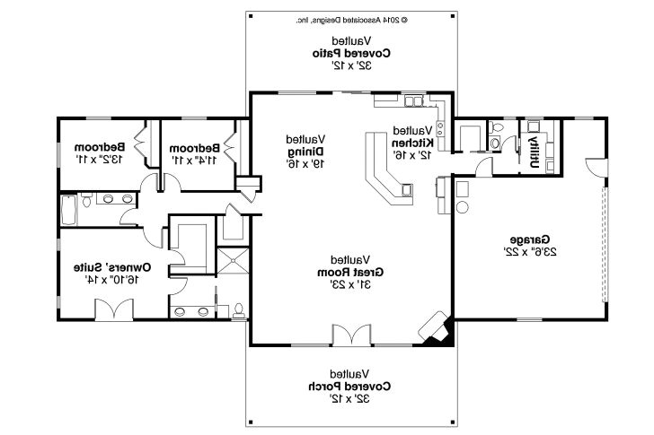 ranch house plans with unfinished basement