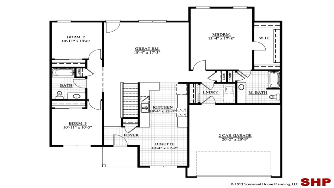 ranch style house plans without basement