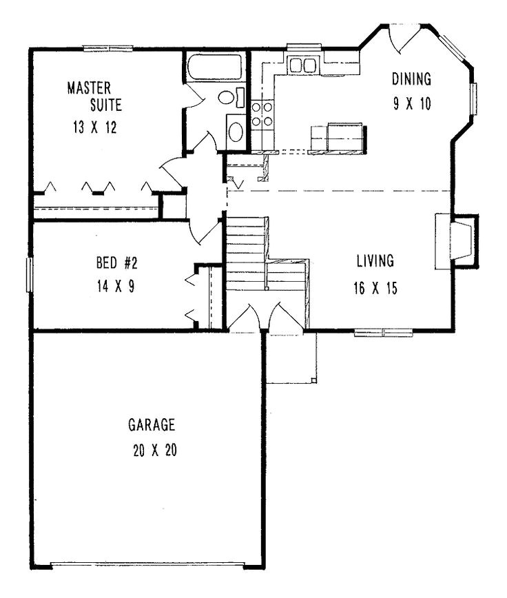 small house plans with garage