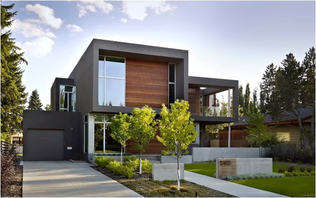 sd house modern exterior edmonton