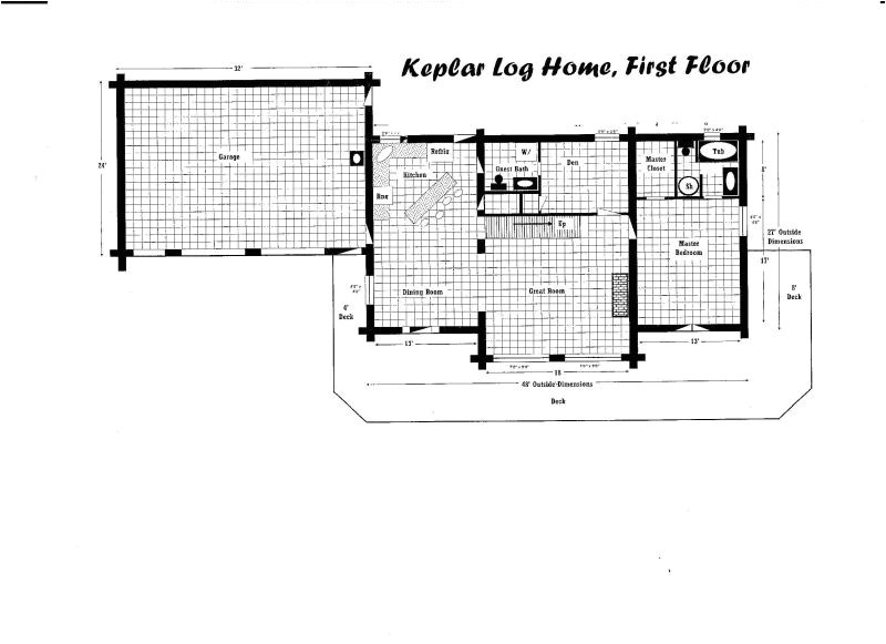 Keplar Log Home Floor Plan and 81 510 00 Set Up On Your Site Plus Del Boom