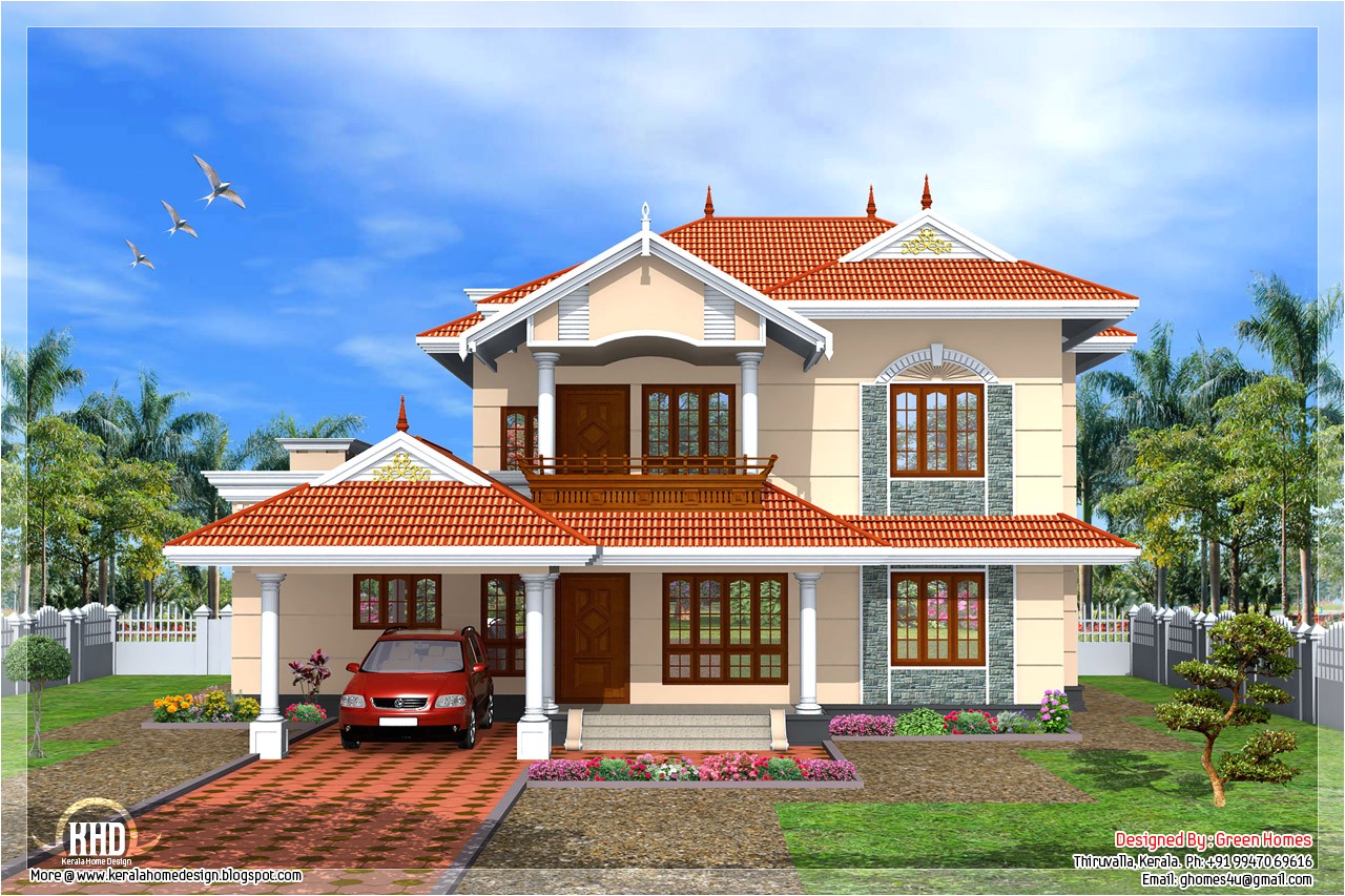 kerala style 4 bedroom home design