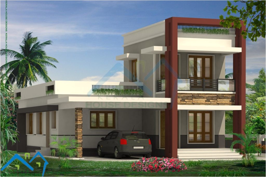 low budget modern villas elevations home decor waplag contemporary house designs kerala style contemporary house floor plans in kerala