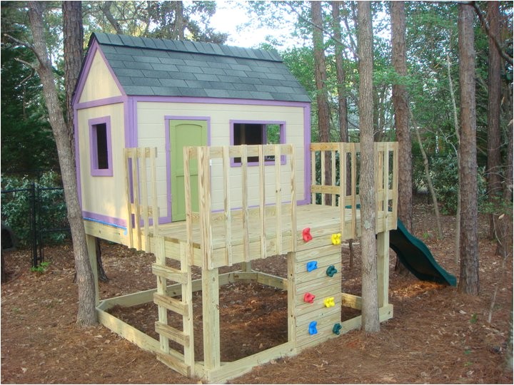 kids playhouse and slide