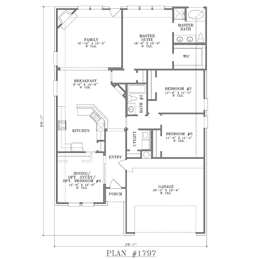 l shaped house plans for narrow lots