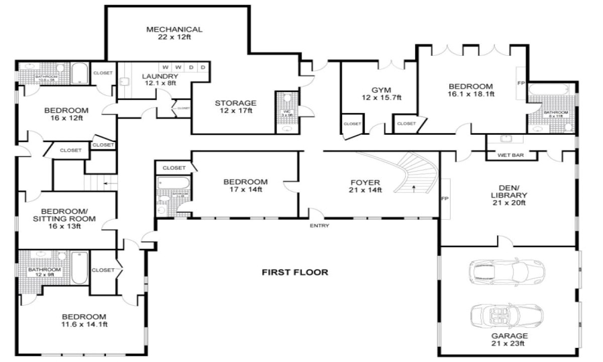 l shaped house plans for narrow lots