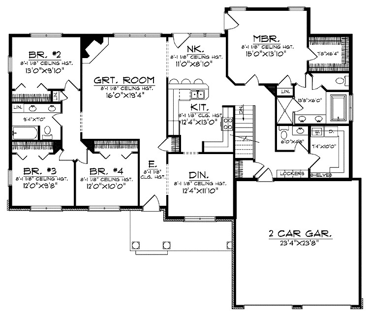 floor plans for large family home