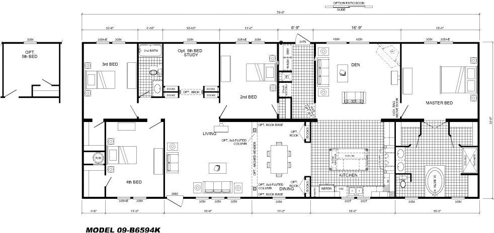 large modular home floor plans luxury modular home floor plans 4 bedrooms bedroom floor plan b 6594