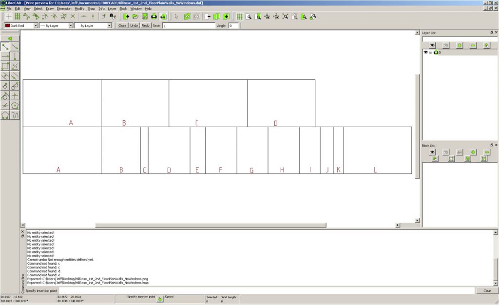 Librecad House Plans Librecad Floor Plan Tutorial