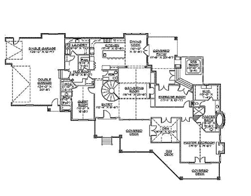 luxury log home floor plans